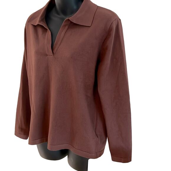 NWT REVOLVE & ANTHROPOLOGIE lovers COMMENSE collared sweater oversized XS - Picture 12 of 12